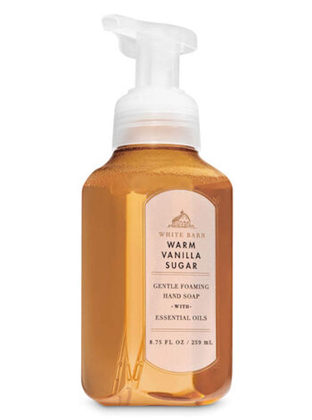 Bath & Body Works WARM VANILLA SUGAR Gentle Foaming Hand Soap 8.75 oz / 259 mL
