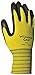 Wonder Grip WG310M Extra Grip Seamless Knit Work Gloves, Double-Coated Black Latex Palm, Excellent Wet or Dry Grip, Medium, Yellow