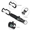 Campsnail-550-Paracord-Keychains-multifunctional-EDC-Survival-Lanyard-with-Carabiners-Fire-starter-Whistle-Compass-and-bottle-opener Campsnail-550-Paracord-Keychains-multifunctional-EDC-Survival-Lanyard-with-Carabiners-Fire-starter-Whistle-Compass-and-bottle-opener