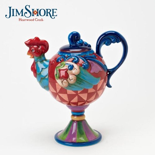 Jim Shore Rooster Teapot Teapots