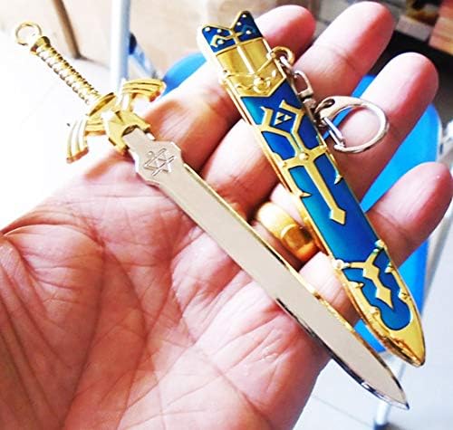 legend zelda necklace pendant chain key jewelry toys ornaments props sky (keychain