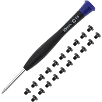 20PCS M2x3 Torx T5 Laptop Bottom Case Screws with T5 Torx