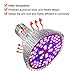 LED Grow Light Bulb,Lovebay 50W Full Spectrum Grow lamp for indoor plants, Plant Light for Indoor Garden Greenhouse and Hydroponic Plants Organic Soil (E27 78leds)