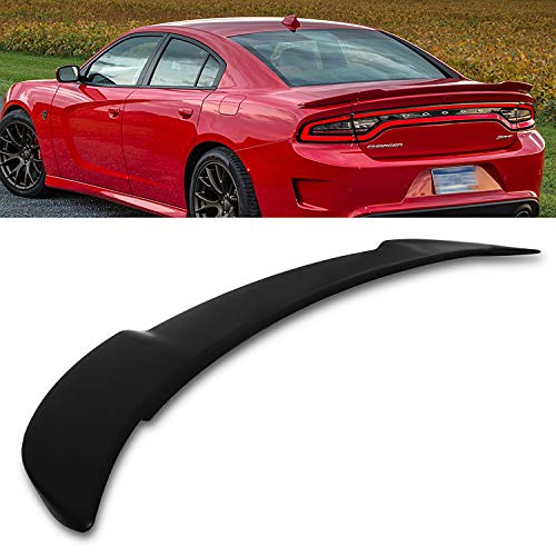 Modifystreet For 11-18 Dodge Charger Hellcat Style Flush Mount Rear Trunk Spoiler Wing