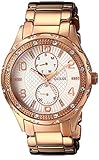 GUESS Women's U0442L3 Mid-Size Rose Gold-Tone Multi-Function Watch