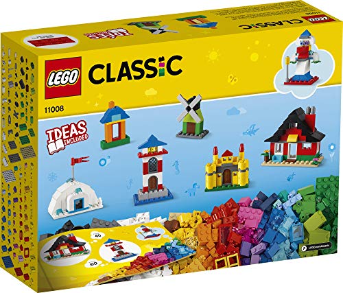 LEGO 11008 - Classic Bricks & Houses - Kinderbauspielzeug Starterset mit lustigen Bauten zur Stimulierung der… – Bild 6