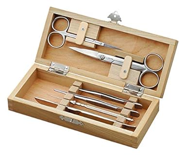 Amazon アズワン 小解剖セット 6点セット 1 6504 11 実験用ピンセット 産業 研究開発用品 通販