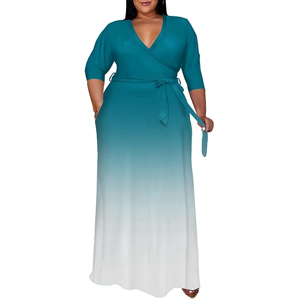 Kiyonna Women's Plus Size Vienna Maxi Dress | Long Casual Dress with  Sleeves for Special Occasions, Weekend, or Vacation