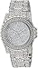 Diamond & Co. Men's Analog Japan Quartz 14k White Gold Finish Watch