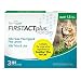 TevraPet FirstAct Plus Flea and Tick Topical for Cats over 1.5lbs, 3 Dose Flea and Tick Prevention. Waterproof Flea and Tick Control for 3 Months