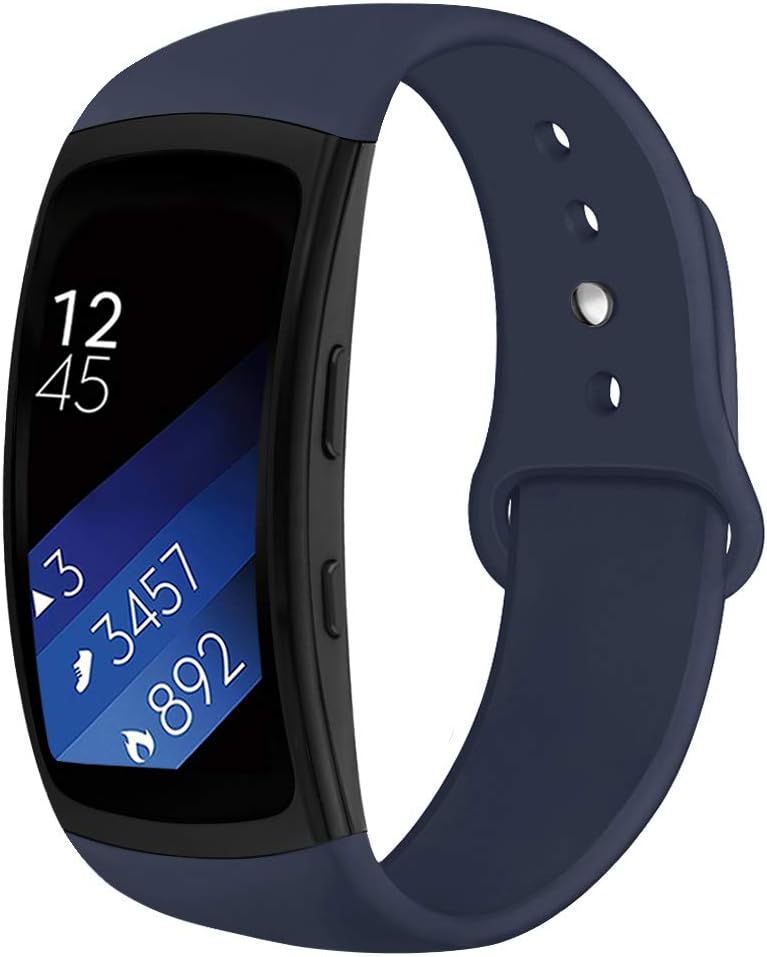 OenFoto Sports Band Compatible Gear Fit2 Pro/ Fit2, Replacement Silicone Accessories Strap Samsung Gear Fit2 Pro SM-R365/ Gear Fit2 SM-R360 Smartwatch