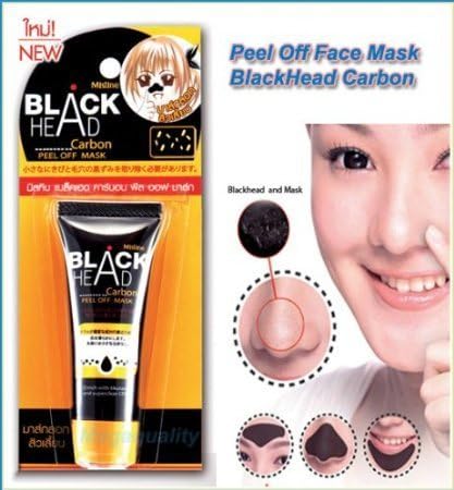 Mistine Blackhead Remover Carbon Charcoal Peel Off Mask 10 G. X 3 Pieces