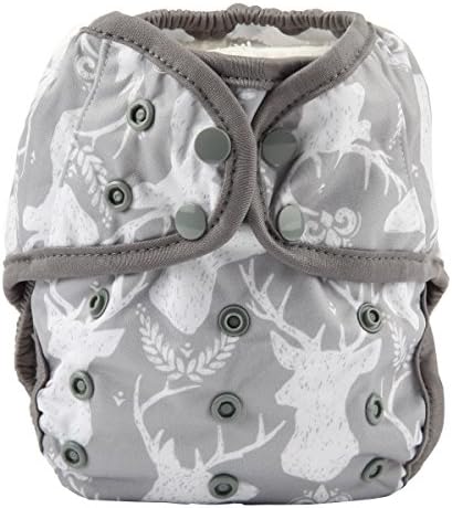 One Size Cloth Diaper Cover Snap with Double Gusset (Deer Head)