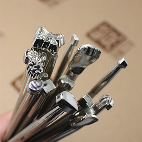 DOW 20pcs Craft Tool Leathercraft diy kit DIY Leather Working Saddle Making Tools for Leather Craft Working - Thumbnail 3