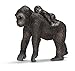 Schleich Female Gorilla with Baby
