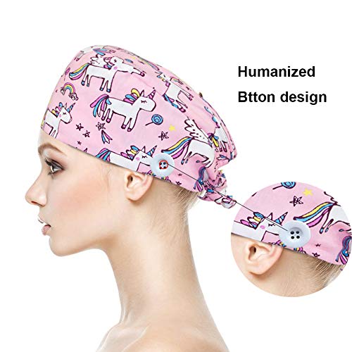 1 CHUANGLI+Printed+Sweatband+Adjustable+Bouffant
