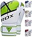 RDX Ego Boxing Gloves Muay Thai Training Professional Maya Hide Leather Sparring Punching Bag Mitts kickboxing Fighting Green 14oz