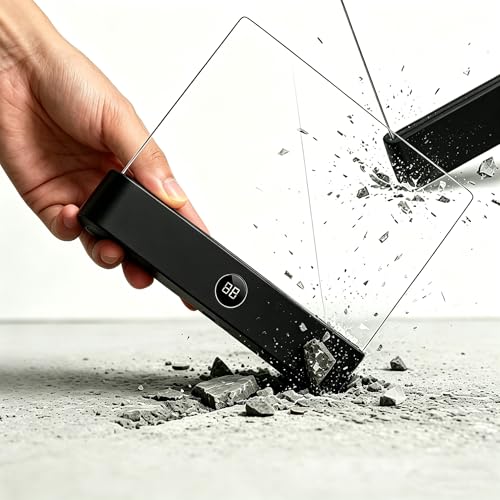 TDTOD Flat Book Lamp, Smart LED Book Light, Portable Reading Lamp with Timer and 3 Colour Lights, Rechargeable Panel Reading Lamp for Night Reading (Noir)