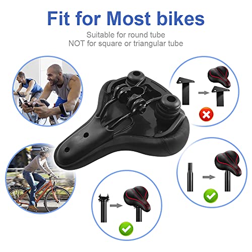 BLUEWIND Bike Seat, Bicycle Saddle Compatible with Peloton, Exercise or