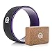 Rolling With It Dharma Yoga Wheel -13 inch x 5 inch - Perfect Beginner & Advanced Prop For Back Bends Inversions Stretching Support - Eco Friendly Super Durable Sweat Resistant - Free Cork Block