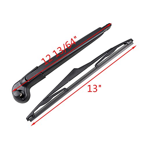 Astra Depot Rear Windshield Wipers Kit Arm and Blade Compatible for