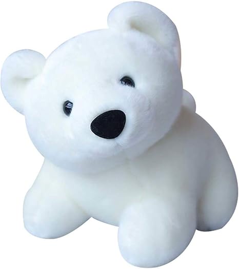 Amazon Snaki 女の子シロクマぬいぐるみ人形小さな小さな白いクマが枕の上に横たわる ホワイト M 枕 オンライン通販