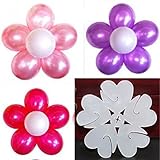 Wed2BB 25 pcs of Plastic Balloon Clips Closures - Make Flower design Balloon For Wedding Birthday Party Holiday Decoration