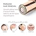 THE CONFIDENCE CO Facial Hair Removal for Women Replacement Heads - Painless Hair Remover & Peach Fuzz Remover for Women - 18 K Gold Plated Replacement Heads