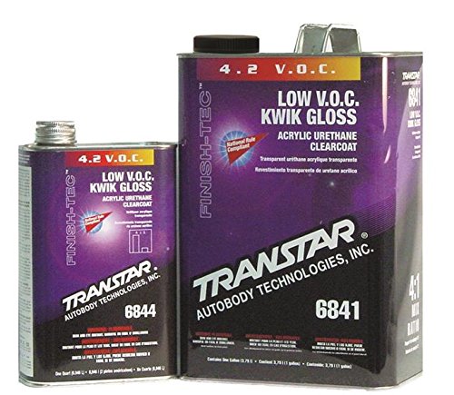 TRANSTAR 6841 Kwik Gloss Clear Coat - 1 Gallon