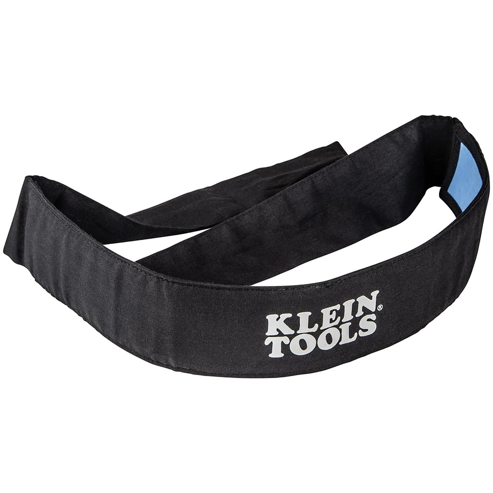 Klein Tools 60123 Bandana, Stay Cool With Evaporative PVA Technology, Black