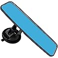 Vkinman Rear View Mirror, Adjustable Car Interior Rear View Mirror Car Seat Child Safety Mirror for Universal Cars Trucks SUV-9.64 x 2.6 inch (Blue)