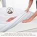 HOMFY Queen Premium Hypoallergenic Waterproof Mattress Protector, Deep Pocket Fitted Sheet (18