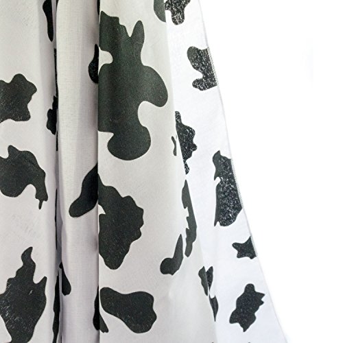 Poly Cotton Cow Print 60 Inch Fabric By the Yard (F.E.)