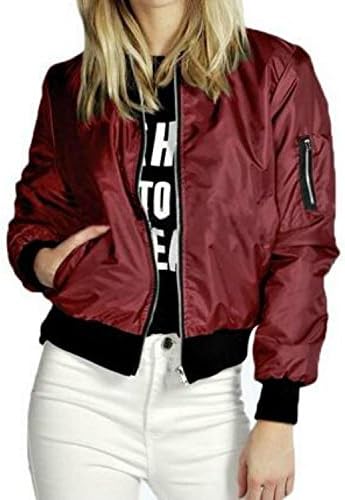 Womens Coat Jacket, RIUDA New Fashion Women Slim Biker Motorcycle Soft Zipper Short Coat Jacket (M)
