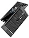 Sony Xperia XZ2 Premium Case with HD Screen Protector, Ucc Frosted Shield Luxury Slim TPU Bumper Cover Carbon Fiber Design and Anti-Scratch and Non-Slip Case Cover for Sony Xperia XZ2 Premium (Black)
