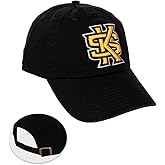 Desert Cactus Kennesaw State University Baseball Hat Owls KSU Brimmed Embroidered Cap Adjustable Cloth Strap Adult (Style A) Black