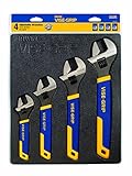 IRWIN VISE-GRIP Adjustable Wrench Set, SAE/MM, 4-Piece (2078706)