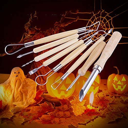 image for Lovewe_Halloween Decoration Pumpkin Carving Tools,Lovewe 8PCS Pumpkin 