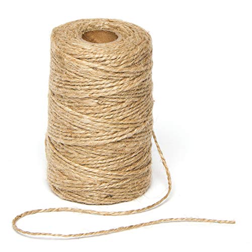 Baker Ross Ficelle de Jute Texturée Naturelle pour Travaux Manuels 2 mm x 100 m