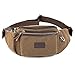 Eshow Fanny Pack for Men, Fashion Waist Pack Crossbody Fanny Pack Multi-pocket Travel Essentials Small Crossbody Bag Men