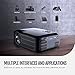 HD Projector, ABOX LED Mini Portable HDMI Projector, 1920 x 1080p Supported, HDMI/VGA/Micro SD/AV/USB, Laptop/TV Box/Phone/PS4 for Home Theater Entertainment