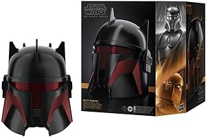 Star Wars The Black Series Moff Gideon Premium Electronic Helmet with Advanced LED Effects, Roleplay Item for Ages 14 and Up