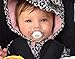 Philips AVENT Personalized Pacifiers by Pacidoodle CUSTOMIZE NOW Engraved with YOUR BABY'S NAME OR MONOGRAM (Pink & White 0-6m)