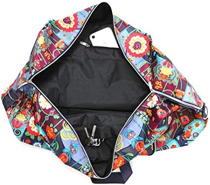 Large Foldable Travel Duffle Bag For Women Hospital Bag Cute Floral Tote Handbag Shoulder Weekender Overnight Carry On Checked Luggage Bag For Girls 6 Large Foldable Travel Duffle Bag For Women Hospital Bag Cute Floral Tote Handbag Shoulder Weekender Overnight Carry On Checked Luggage Bag For Girls