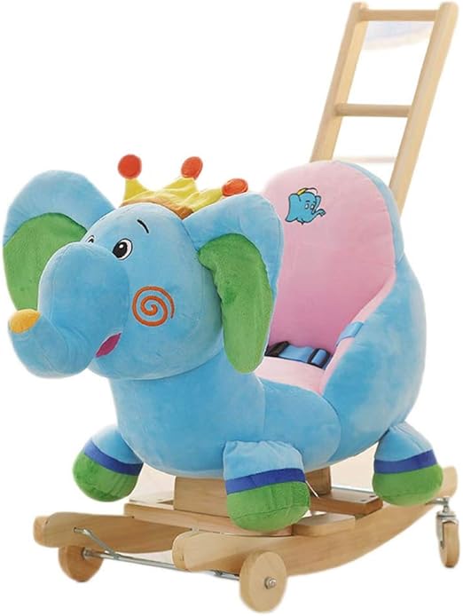 wooden rocking elephant