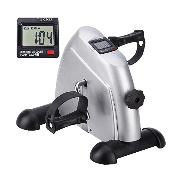 himaly-Mini-Exercise-Bike-Portable-Home-Pedal-Exerciser-Gym-Fitness-Leg-Arm-Training-Adjustable-Resistance-with-LCD-Display-for-Women-and-Men Mini Exercise Bike Pedal Exerciser Portable Home Office Leg Arm foot Cycle Bike with LCD Display & Adjustable Resistance…