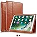 KAVAJ New iPad Case 2018/2017 Leather Cover Berlin for Apple iPad 6th & 5th Gen. Cognac-Brown Genuine Cowhide Leather with Built-in Stand Auto Wake/Sleep Function. Slim Fit Smart Folio Covers