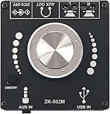 DollaTek ZK-502M Audio Mini 2.0 Dual Channel Bluetooth Amplifier 50W+50W view 2
