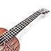 Mila Guitars UKE TENOR TATAU Mahogany Series Tenor Ukulele with Tribal Tattoo Etching