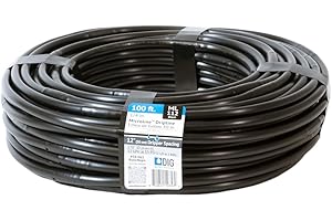 DIG ML-112, ¼" 100' MICROLINE™ Dripline -12” Spacing, .52 GPH, .170 ID x .250 OD, Color Black – UV Protected Drip Line,
